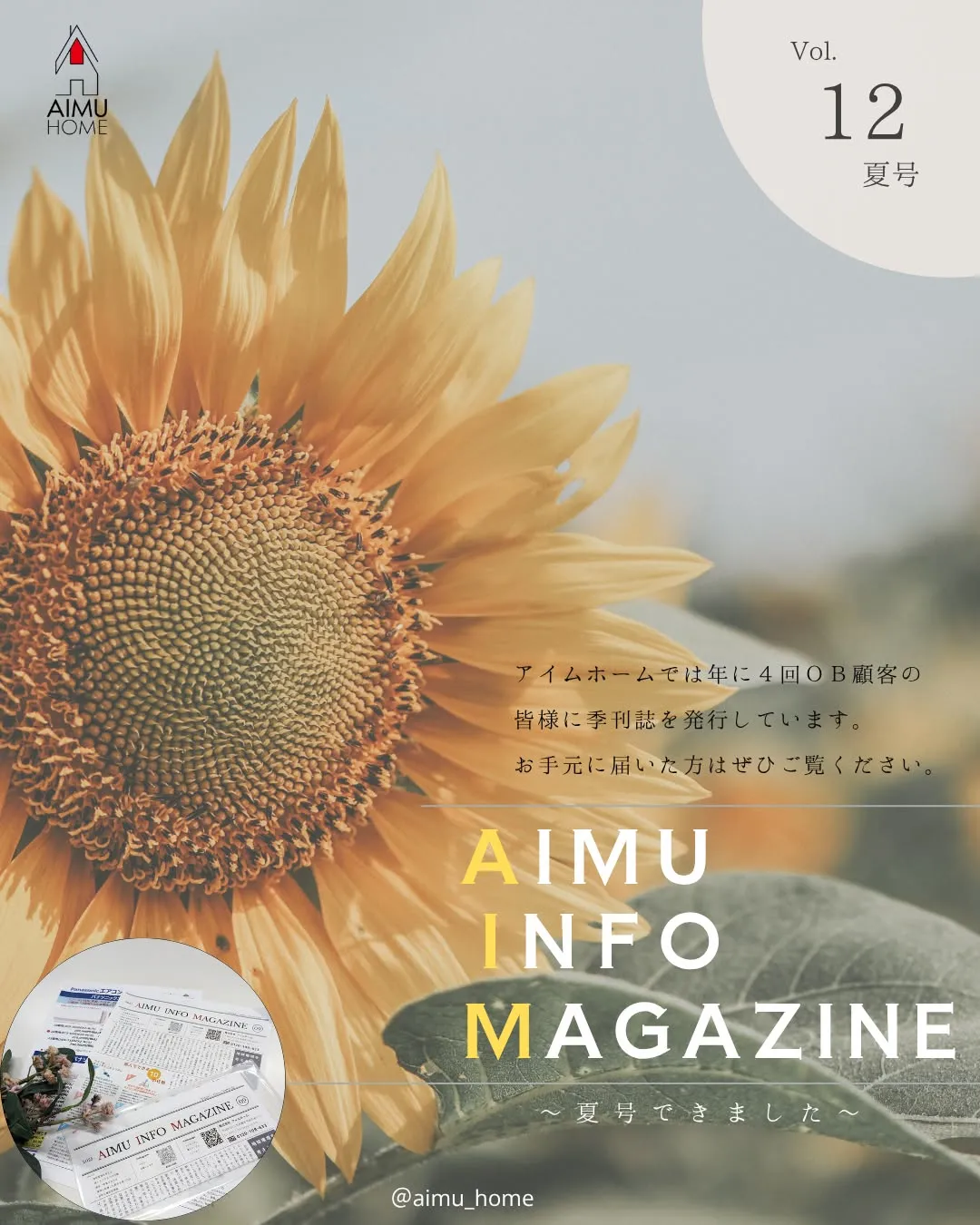 【AIMU INFO MAGAZINE】Vol.12 夏号発...